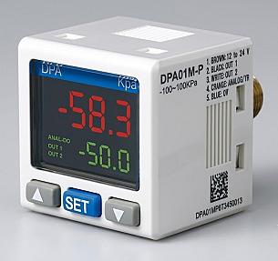 Delta Electronics DPA01M-P, -100~100kPa, NPN Output, Digital Pressure Sensor