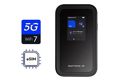 Netgear Nighthawk 5G M7 Mobile WiFi 7 Router with eSIM - EU/UK Version