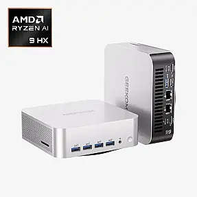 GEEKOM A9 Max 2026 Edition, AMD Ryzen™ AI 9 HX 370, 32GB/1TB AI Mini PC