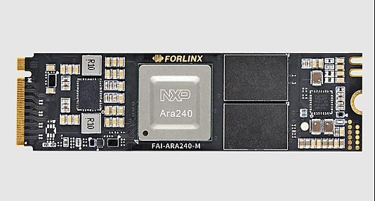 Forlinx FAI-ARA240-M, M.2 40 eTOPS 16GB LPDDR4 AI Acceleration Card