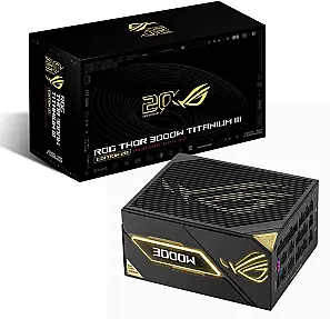 ASUS ROG Thor 3000W Titanium III Edition 20, 80+ Titanium, Fully Modular ATX PSU
