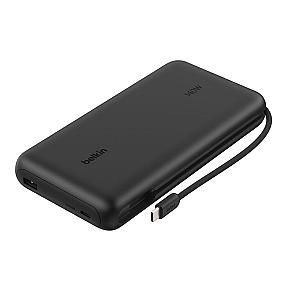 Belkin BBA019ttBK, Ultra Charger Pro, Laptop Power Bank 25K, Black