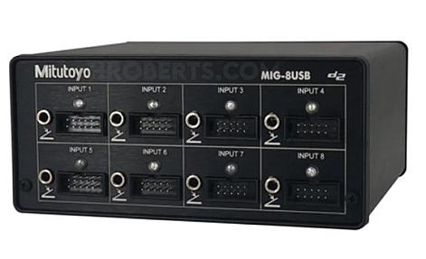 Mitutoyo 64AAB386 Digimatic MIG-8USB Multiplexer Digimatic RS232 Interface Unit
