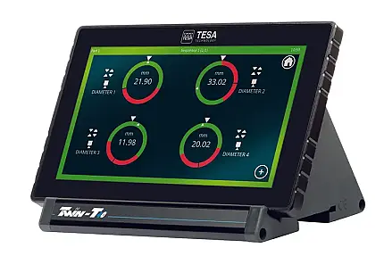 Tesa TWIN-T40 Digital Display Unit 4-Channel Touchscreen Metrology Indicator