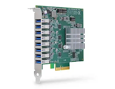 Neousys PCIe-USB381F, 8-Port USB 3.1 Gen1 Frame Grabber Expansion Card