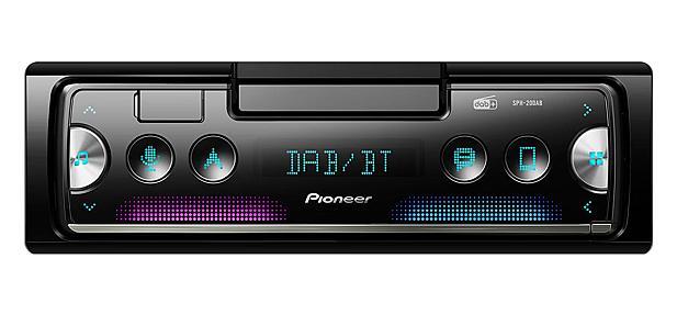 Pioneer SPH-20DAB, 1-DIN Reciever with DAB+/Bluetooth Built-in Smartphone Cradle
