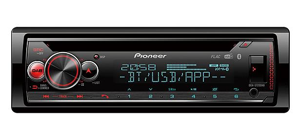 Pioneer DEH-S720DAB, CD Receiver with DAB+ Digital Radio, Bluetooth, and USB