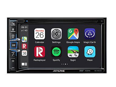 Alpine INE-W611DC, 6.5" Touch Screen 2-DIN Motorhome Navigation System