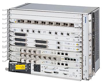 Nokia 7360 ISAM FX-8, 8 slots 8RU Mid-Size Fiber Optical Line Terminal (OLT)