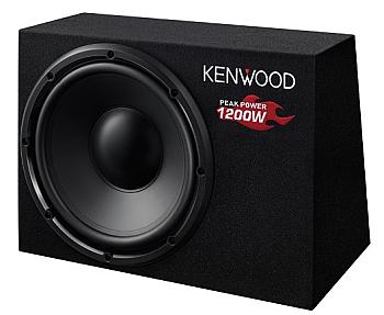 Kenwood KSC-W1200B, 1200W Peak input power, Box-Type Passive Subwoofer