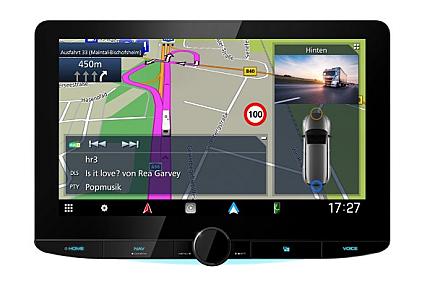 Kenwood DNR992RVS, 10.1” Floating HD Screen Garmin Large Vehicle Navigation