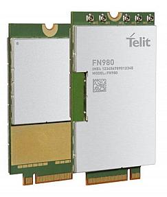 Telit FN980 Industrial M.2 5G Sub-6 Cellular Data Card Module