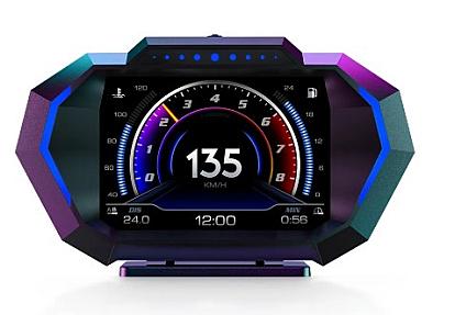 WiiYii P24 Car OBD&GPS&Slope Head Up Display