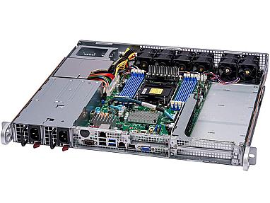 Supermicro CSE-515B-R801W, Single Socket E (LGA-4677)  1U Rackmount Server