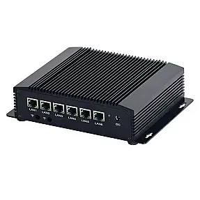 HUNSN RM02-8265U, Intel CoreT i5-8265U, 6 LAN Industrial PC