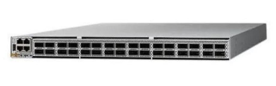 Cisco 8201-32FH, 2x400G QSFP-DD, 1RU with HBM, 25.6 Tbps Managed Switch