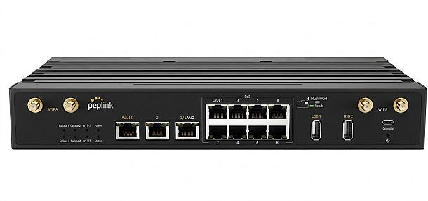 Peplink MAX HD4 MBX 5G Quad-Modem Rugged Mobile Router (MAX-HD4-MBX-5GN-T)