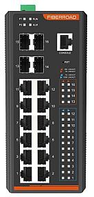 Fiberboard FR-TSN4412 Industrial L3 Managed 16 port TSN Fiber Ethernet Switch