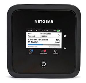 Netgear Nighthawk MR5100-1TLAUS, Qualcomm SDX55 Dual Band WiFi 5G Mobile Router