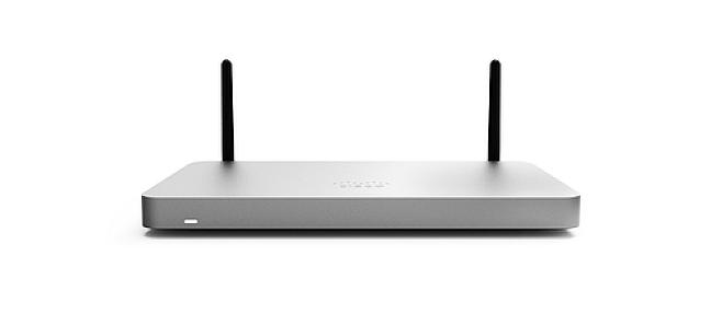 Cisco Meraki  MX68W-HW, 0.45 Gbit/s Throughput, Wi-Fi Firewall Appliance