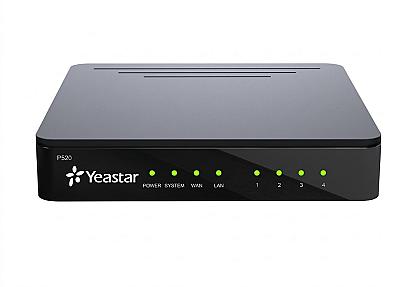 Yeastar P-Series P520 IP-PBX Desktop & Wall-Mount Appliance, 4 FXO Ports
