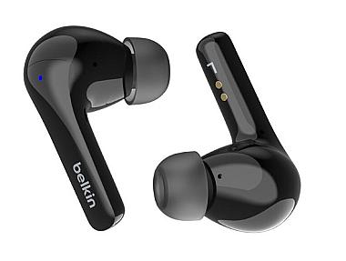 Belkin SoundForm Motion, True Wireless Stereo (TWS) Bluetooth 5.3 Black Earbuds