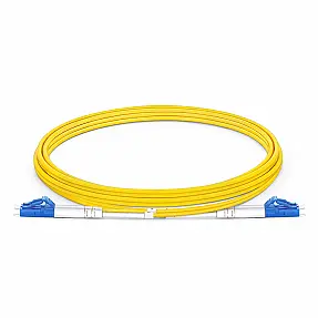 FS SMLCDX, 2m LC to LC UPC Duplex, Single Mode (OS2), Fiber Patch Cable