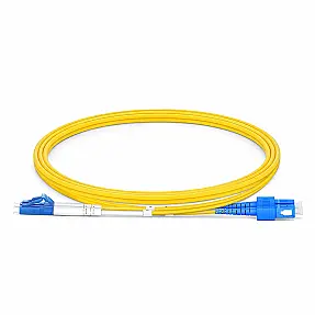 FS SMLCSCDX 1m LC to SC UPC Duplex Single Mode (OS2) Fiber Patch Cable