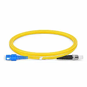 FS SMSCSTDX 1m SC UPC Duplex to ST UPC Single Mode (OS2) Fiber Patch Cable