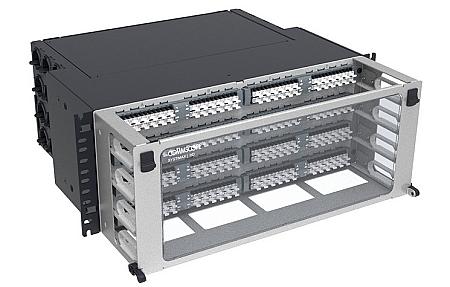 SYSTIMAX HD iPATCH 4U 384F-LC MPO12 ULL LazrSPEED Module, Fixed Shelf