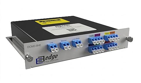 Edge Optical DCMD-8HE, 8 Channels Double Fiber Expandable Passive CWDM Mux/Demux