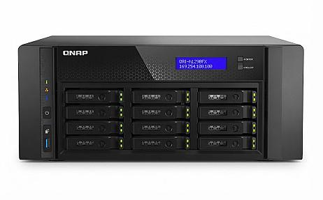 QNAP QAI-h1290FX, 128GB 4 PCIe Slots 12 Drive Bays NAS