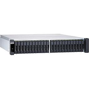 QNAP ES2486AFdc, Intel Xeon D-2142IT, 128GB 24 Drive Bays NAS Storage System