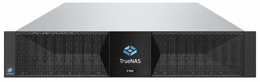 iXsystems TrueNAS F100, 512GB 24-Bay 2U Rackmount NAS