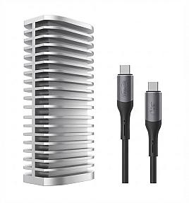 TerraMaster D1 SSD Pro, 80Gbps 1-Bay Ultra-Speed SSD Enclosure (Diskless)