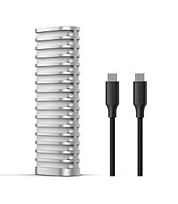 TerraMaster D1 SSD, USB 3.2 10Gbps 1-Bay Triple-Protection SSD Enclosure