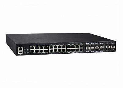 BEC ES 7124G8C-4SFP, 28 Port Industrial Managed Gigabit Ethernet Switch