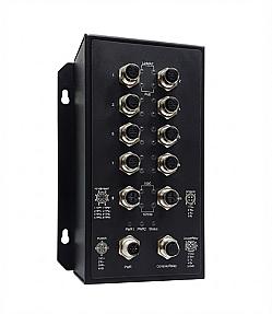 BEC ES 4010P-M12, 10-Port M12 Managed PoE+ Booster Gigabit Ethernet Switch