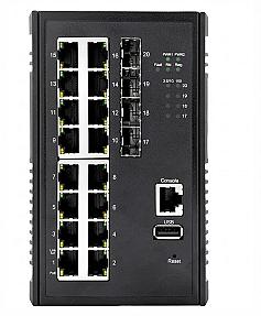 BEC ES 4016GP-4SFP 20-Port Industrial Managed PoE+ Gigabit Ethernet Switch