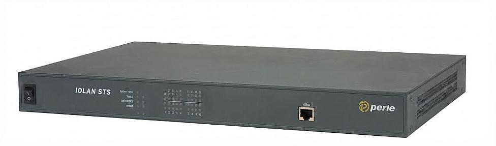 Perle IOLAN STS16, 16-Port RS232 1U Rackmount Secure Terminal Server