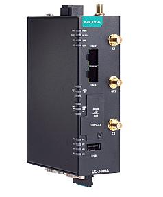 Moxa UC-3434A-T-LTE-WiFi, Arm Cortex-A53 4GB DDR4 IP30 Edge Gateway