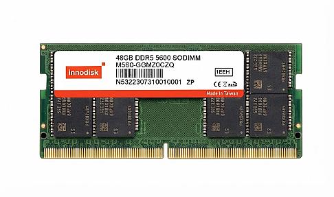 InnoDisk M5S0-GGMZOCZQ, 48GB 5600MHz 262pin SODIMM Non-ECC DDR5 RAM