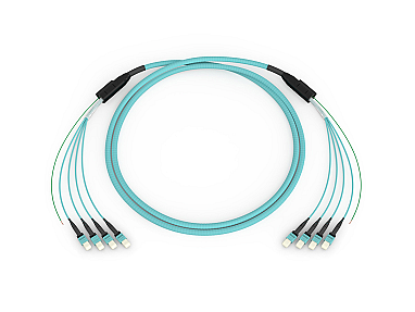 Corning GE5E508QADDDU100F EDGE8 MTP Armored Trunk 8F OM4 100ft Fiber Optic Cable