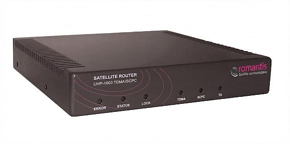 Romantis UHP-1000 Universal Satellite Router with DVB-S2 VSAT technology