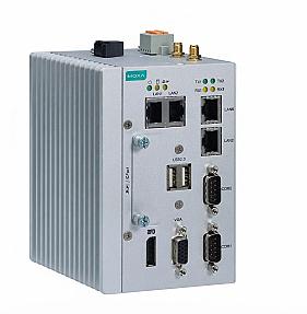 Moxa MC-1121-E2-T, Intel Atom E3826, 4GB DDR3L Industrial Fanless PC