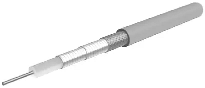 HUBER+SUHNER 50 Ohm 40 GHz Flexible Microwave Coaxial Cable