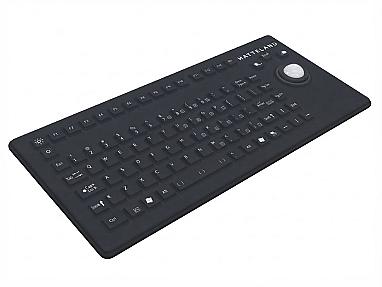 Hatteland HT RKCT92S2034-W-MC1, US Layout Desktop Mount Keyboard