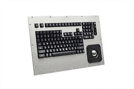 Cortron Model 121, QWERTY Layout Rack Mount Rugged Marine Keyboard