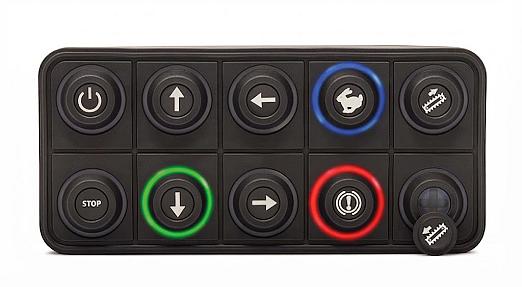 Blink Marine PKP-2500-SI, 15 mm Inserts, 10 Keys Compact keypad