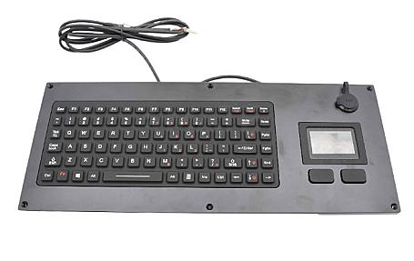 MATE MKB-86-LP, 83 keys Keyboard With Ergonomic Optical trackball & Touchpad